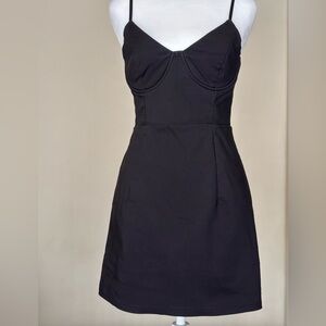 Elegant Black Women's Sleeveless Dress Size Small